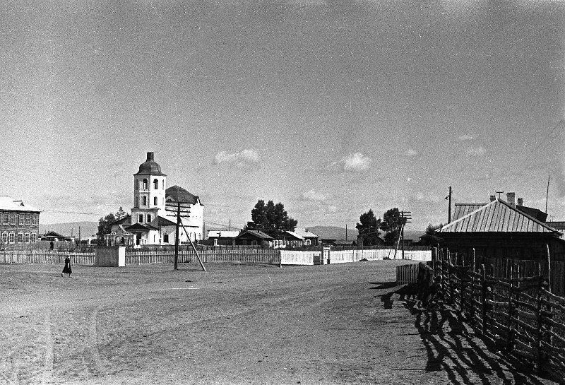 Церковь Благовещения Пресвятой Богородицы, Байкало-Кудара (Кабанский район, Республика Бурятия). архивная фотография, Фото 1959 г. из приходского архива