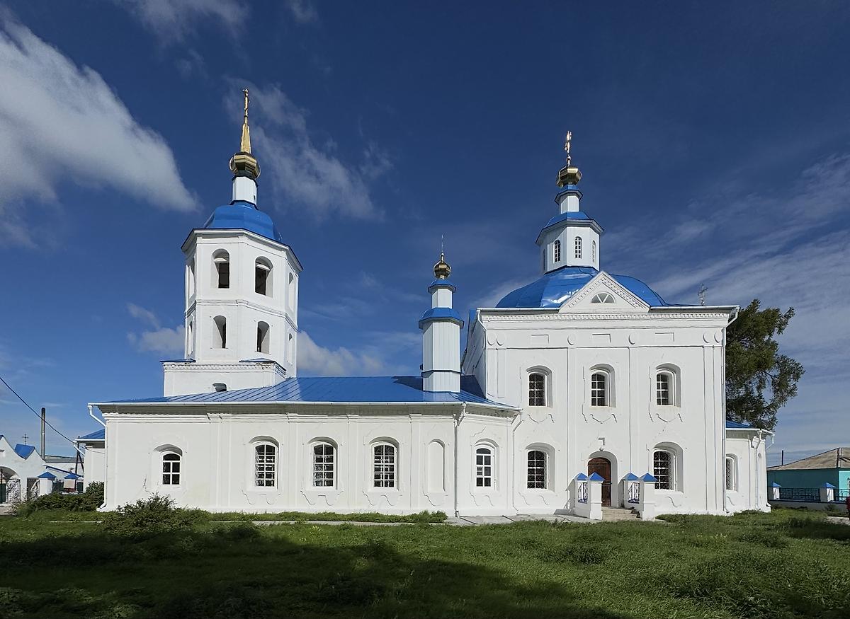 Вид с юга, фасады. Церковь Благовещения Пресвятой Богородицы, Кудара (Кабанский район, Республика Бурятия)
