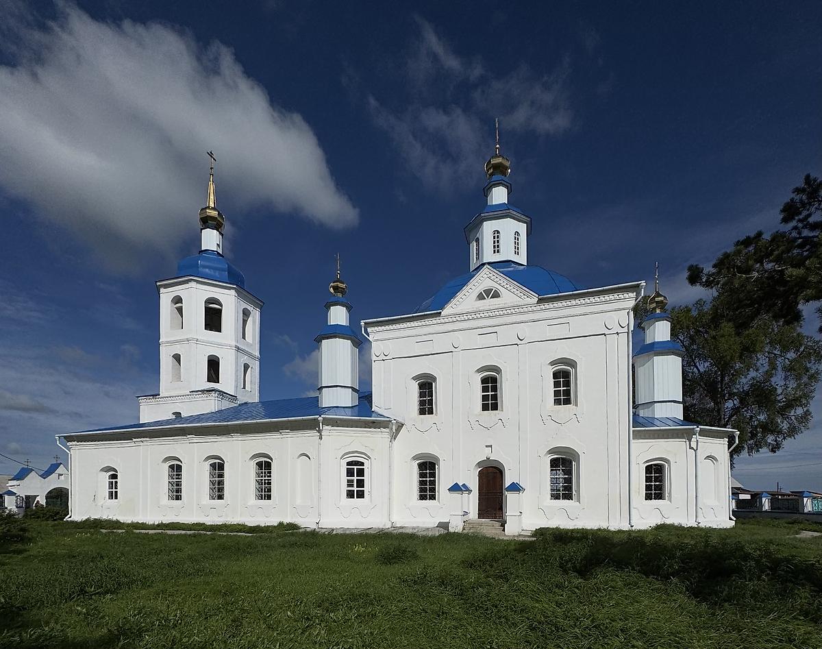 Вид с юга, фасады. Церковь Благовещения Пресвятой Богородицы, Кудара (Кабанский район, Республика Бурятия)