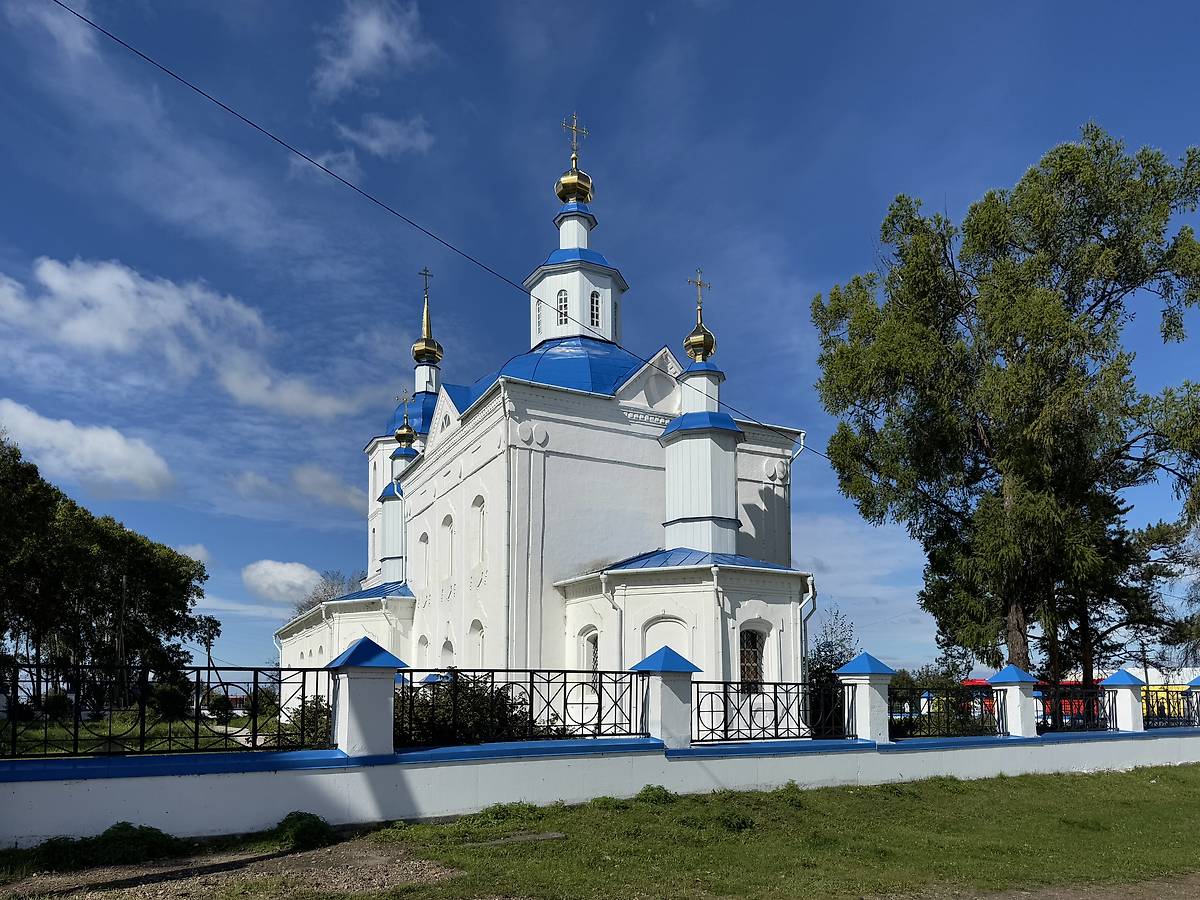 Вид с юго-востока, фасады. Церковь Благовещения Пресвятой Богородицы, Кудара (Кабанский район, Республика Бурятия)