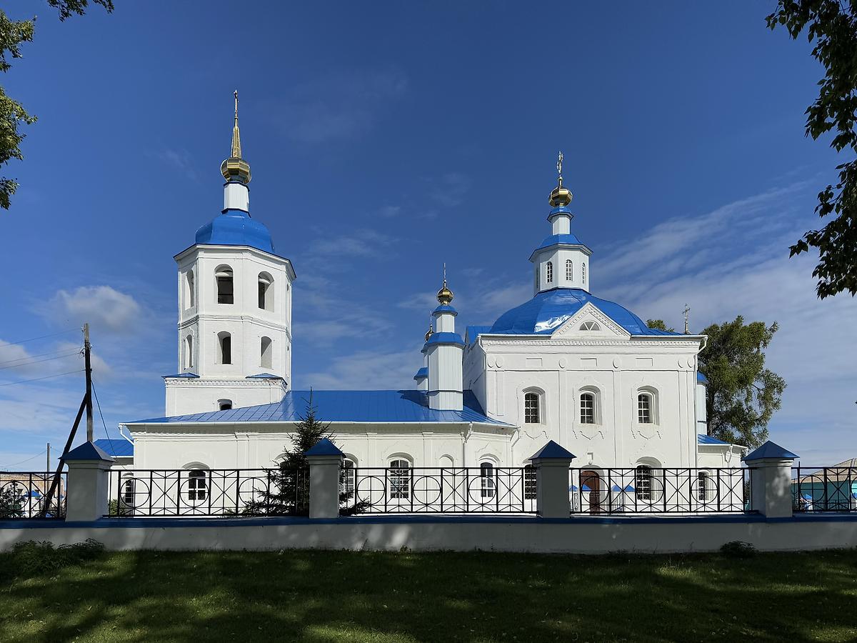 Вид с юга, фасады. Церковь Благовещения Пресвятой Богородицы, Кудара (Кабанский район, Республика Бурятия)