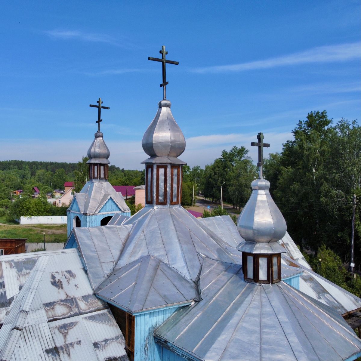 Церковь Михаила Архангела, Селенгинск (Кабанский район, Республика Бурятия). архитектурные детали, Главы