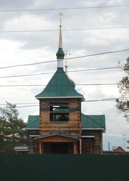 Церковь Троицы Живоначальной, Курумкан (Курумканский район, Республика Бурятия). фасады, Вид с трассы.