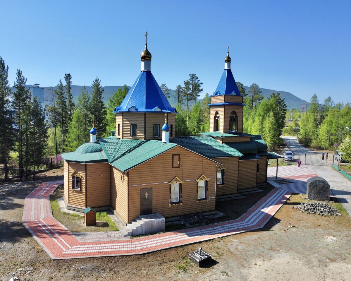 Церковь Успения Пресвятой Богородицы, Таксимо (Муйский район, Республика Бурятия). фасады, Северный фасад 