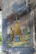 Церковь Николая Чудотворца, Образ святой великомученицы Екатерины в росписях интерьера церкви<br>, Чиуш-Каменка, Спасский район, Пензенская область