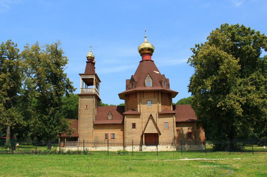 Церковь Николая Чудотворца, Усолье (Шигонский район, Самарская область). общий вид в ландшафте, Вид с юга
