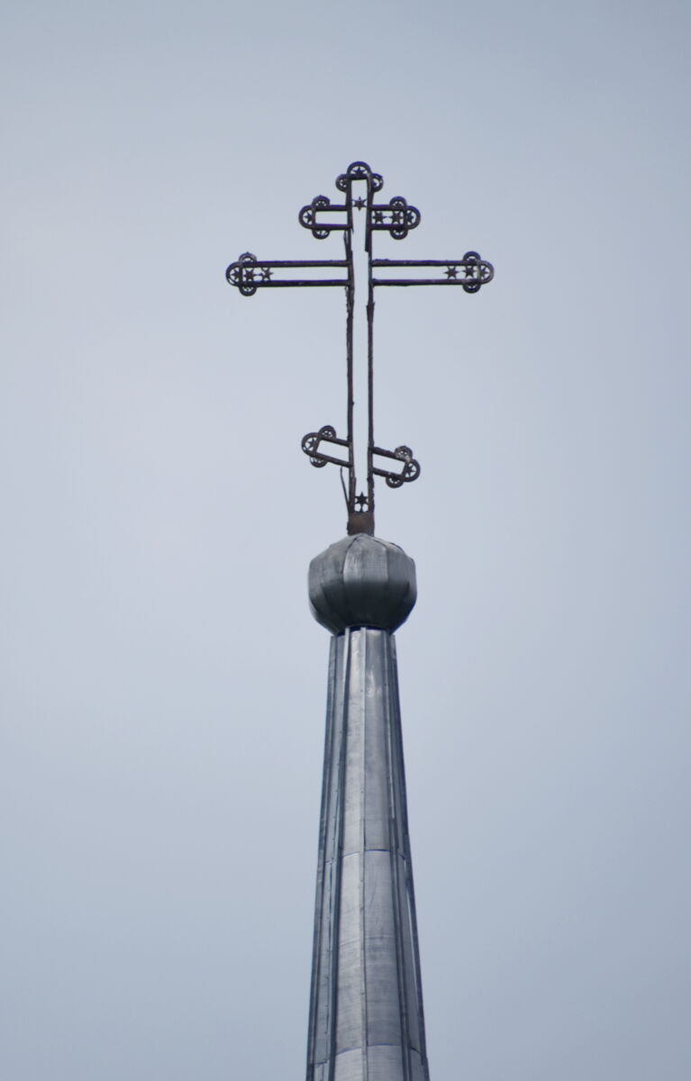 Церковь Никиты мученика, Берёзово (Суворовский район, Тульская область). архитектурные детали, Крест на колокольне