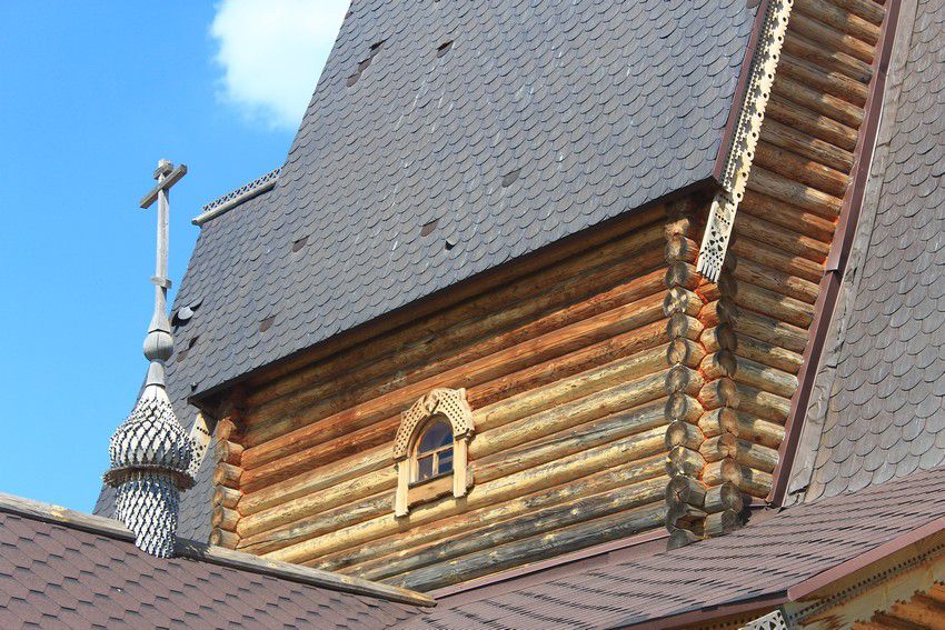 Заволжский монастырь Креста Господня. Церковь Воздвижения Креста Господня, Подгоры (Волжский район, Самарская область). архитектурные детали