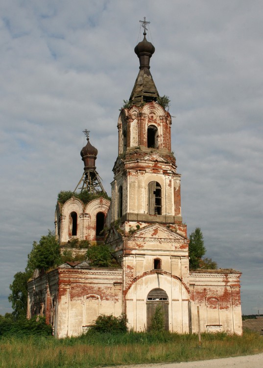 Церковь Воскресения Словущего, Ахматово (Молоковский район, Тверская область). фасады