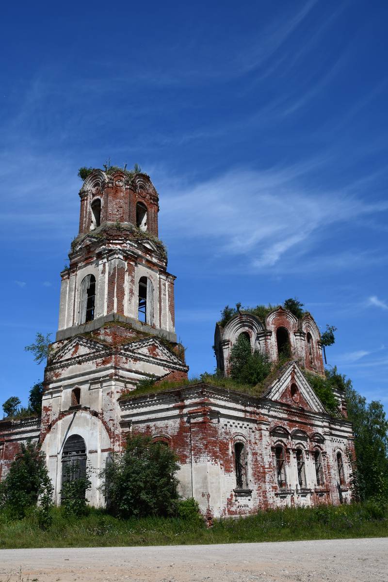 фасады. Церковь Воскресения Словущего, Ахматово (Молоковский район, Тверская область)