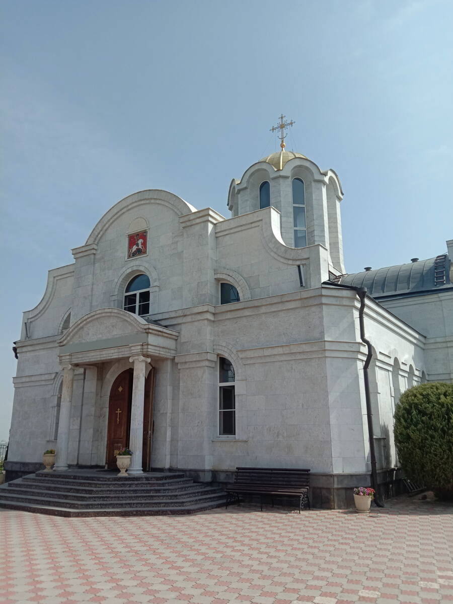 Георгиевский женский монастырь. Церковь Георгия Победоносца, Ессентуки (Ессентуки, город, Ставропольский край). фасады