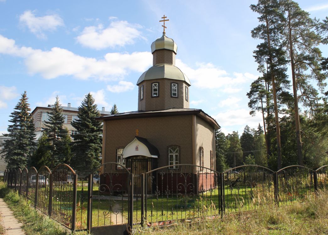 Киржач. Храм-часовня Бориса и Глеба в микрорайоне Красный Октябрь. фасады, Вид с юго-запада