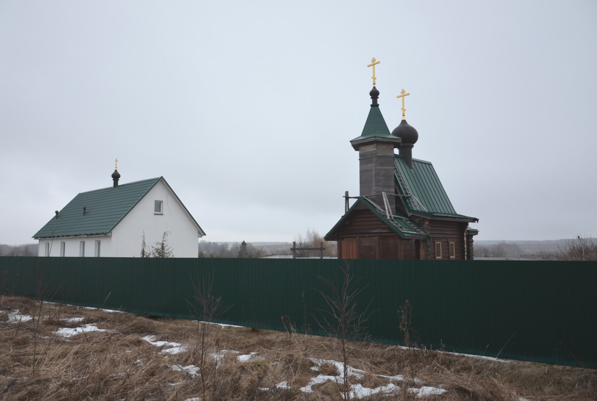 Скит Кукши Печерского, Серенск (Мещовский район, Калужская область). общий вид в ландшафте