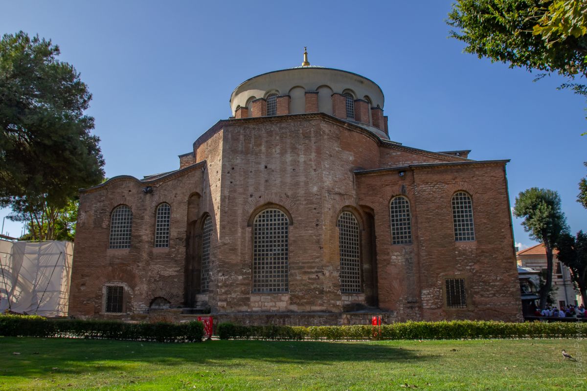 Стамбул. Церковь Ирины. фасады, Вид с востока