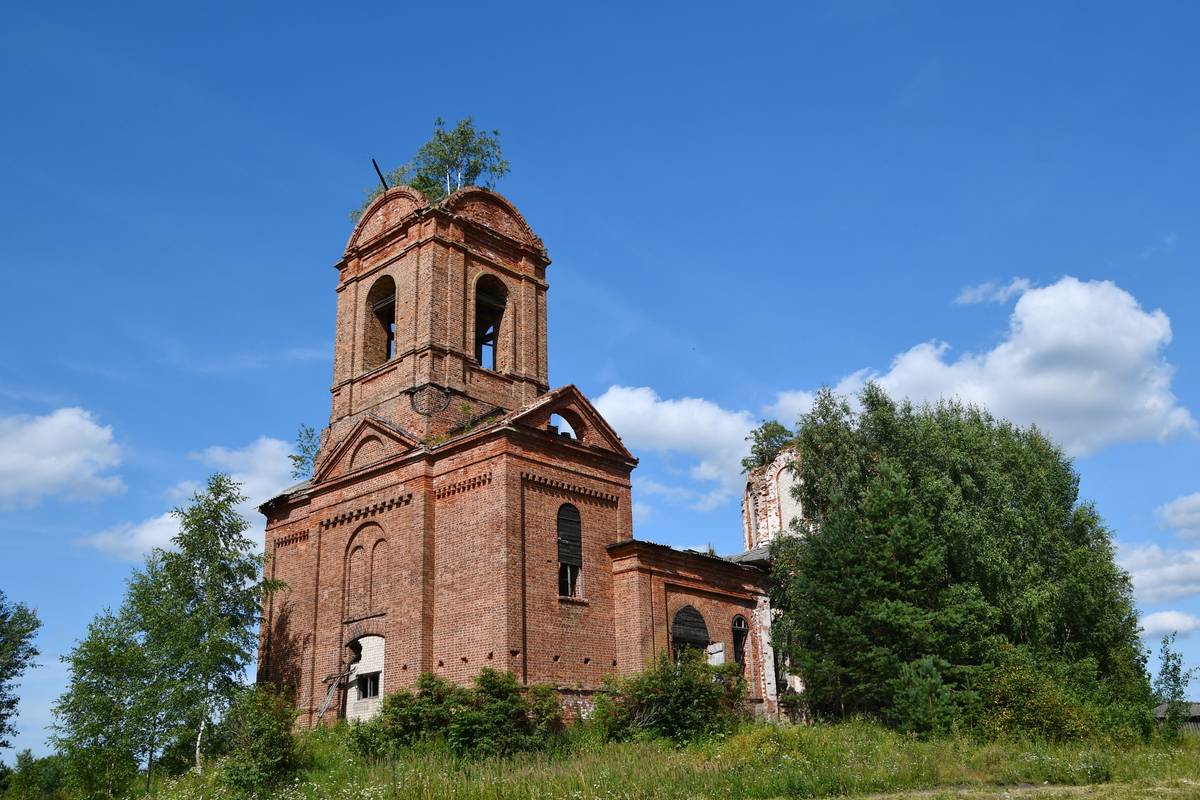фасады. Церковь Покрова Пресвятой Богородицы, Покров (Молоковский район, Тверская область)