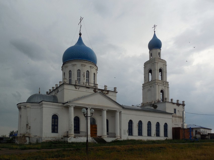 Церковь Казанской иконы Божией Матери, Русский Акташ (Альметьевский район, Республика Татарстан). фасады