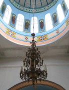 Церковь Казанской иконы Божией Матери, Сохранившееся паникадило с частью восстановленного купола храма<br>, Русский Акташ, Альметьевский район, Республика Татарстан