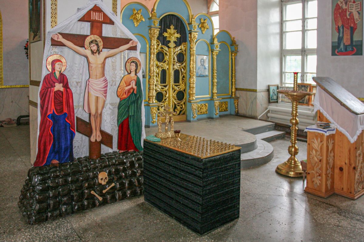 Церковь Казанской иконы Божией Матери, Русский Акташ (Альметьевский район, Республика Татарстан). интерьер и убранство