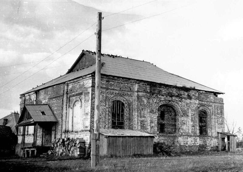 Церковь Михаила Архангела, Новое Зубарёво (Краснослободский район, Республика Мордовия). архивная фотография, Фото из паспорта ОКН, 1973