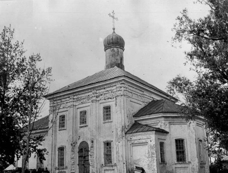 Колопино. Церковь Николая Чудотворца. архивная фотография, Фото из паспорта ОКН, 1973