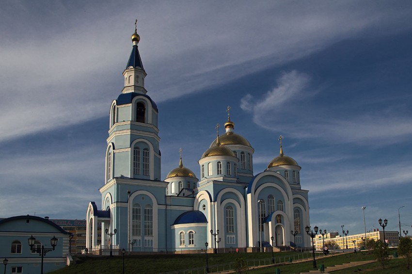 Церковь Казанской иконы Божией Матери, Саранск (Саранск, город, Республика Мордовия). общий вид в ландшафте