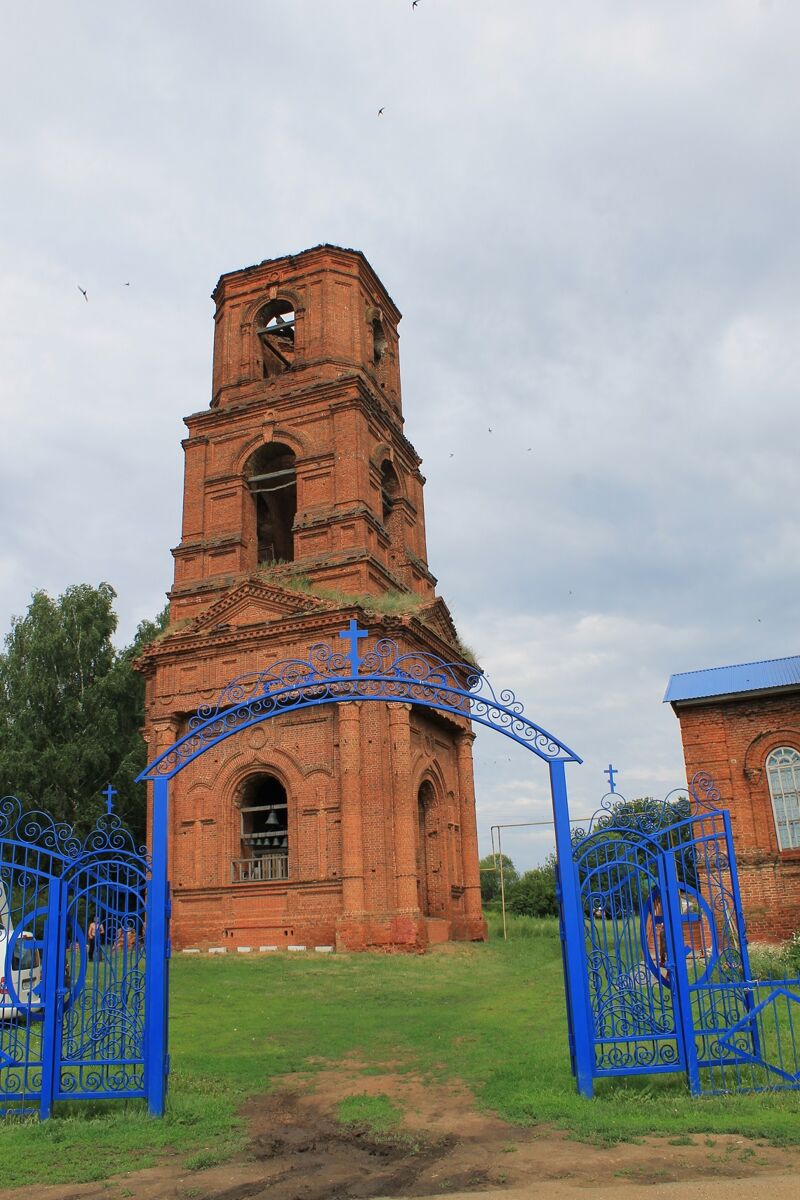 Церковь Казанской иконы Божией Матери, Стрелецкая Слобода (Рузаевский район, г. Рузаевка, Республика Мордовия). архитектурные детали, Колокольня