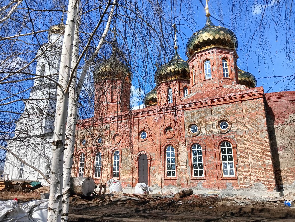 Церковь Воскресения Христова, Пушкино (Ромодановский район, Республика Мордовия). фасады