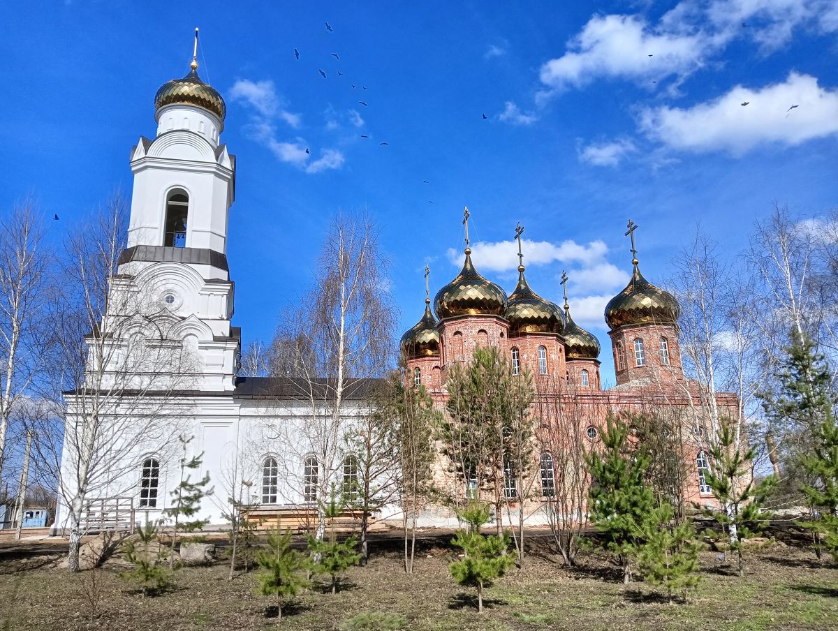 Церковь Воскресения Христова, Пушкино (Ромодановский район, Республика Мордовия). фасады