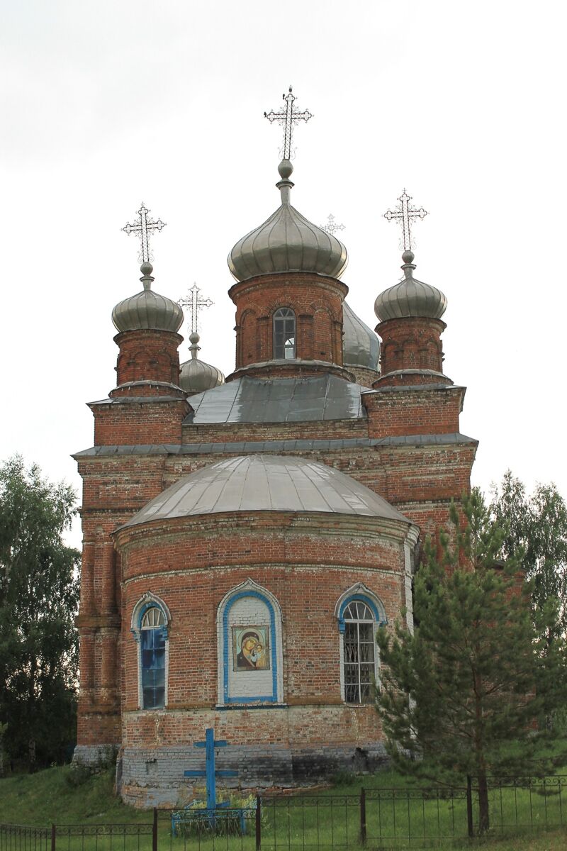 Церковь Казанской иконы Божией Матери, Новлей (Инсарский район, Республика Мордовия). фасады