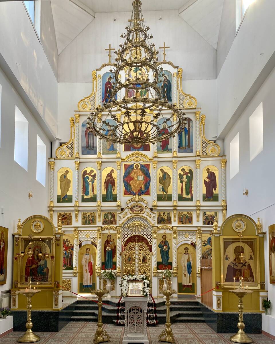 Церковь Вознесения Господня, Улан-Удэ (Улан-Удэ, город, Республика Бурятия). интерьер и убранство, Интерьер Вознесенского храма