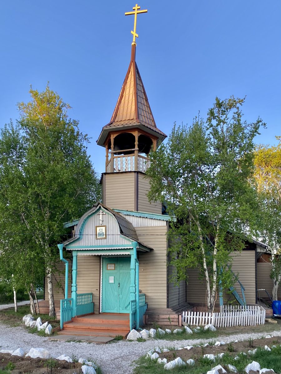 Церковь Вознесения Господня (временная), Новая Брянь (Заиграевский район, Республика Бурятия). фасады, Вид с ЮЗ