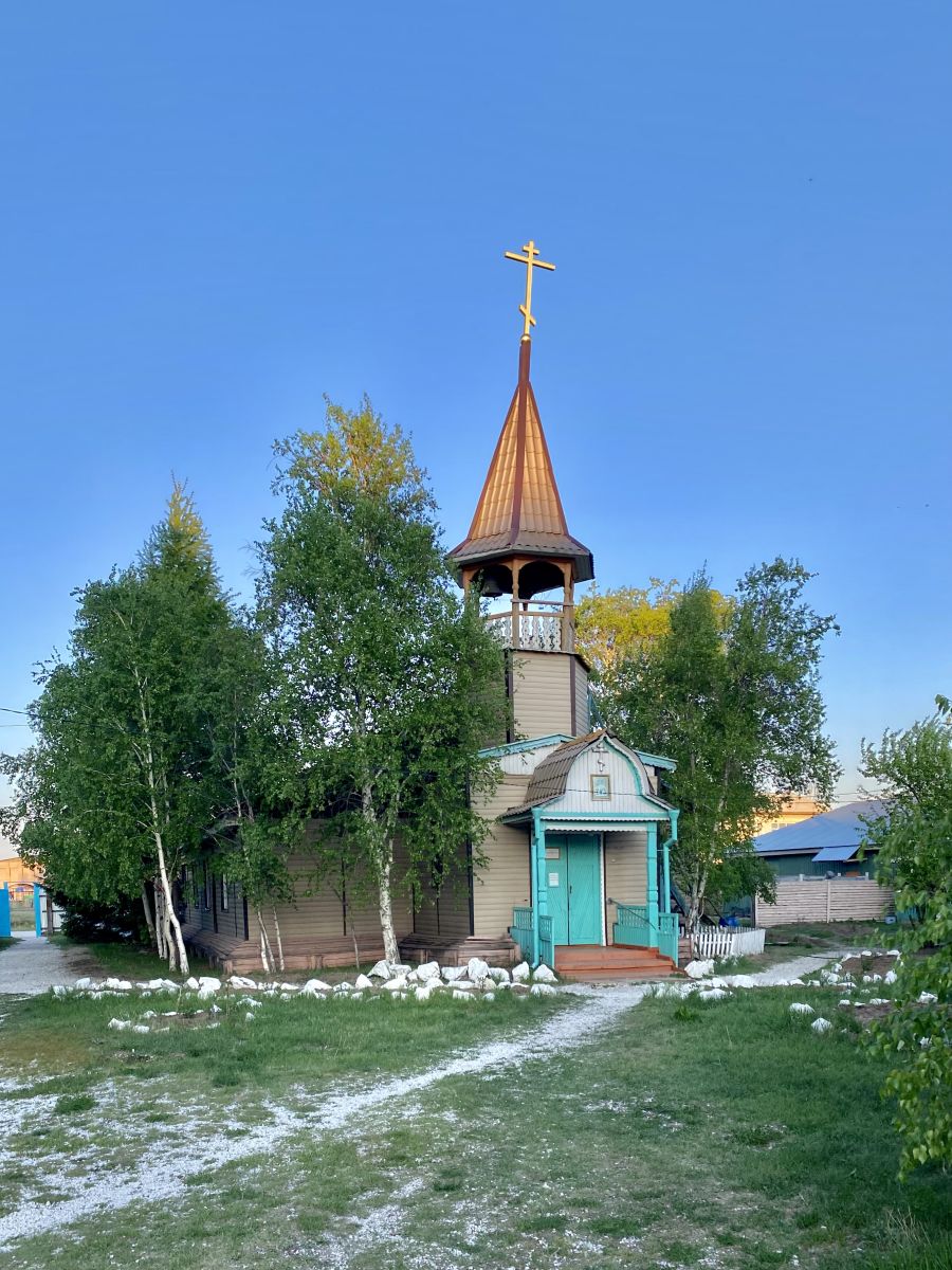 Церковь Вознесения Господня (временная), Новая Брянь (Заиграевский район, Республика Бурятия). фасады, Вид с СЗ