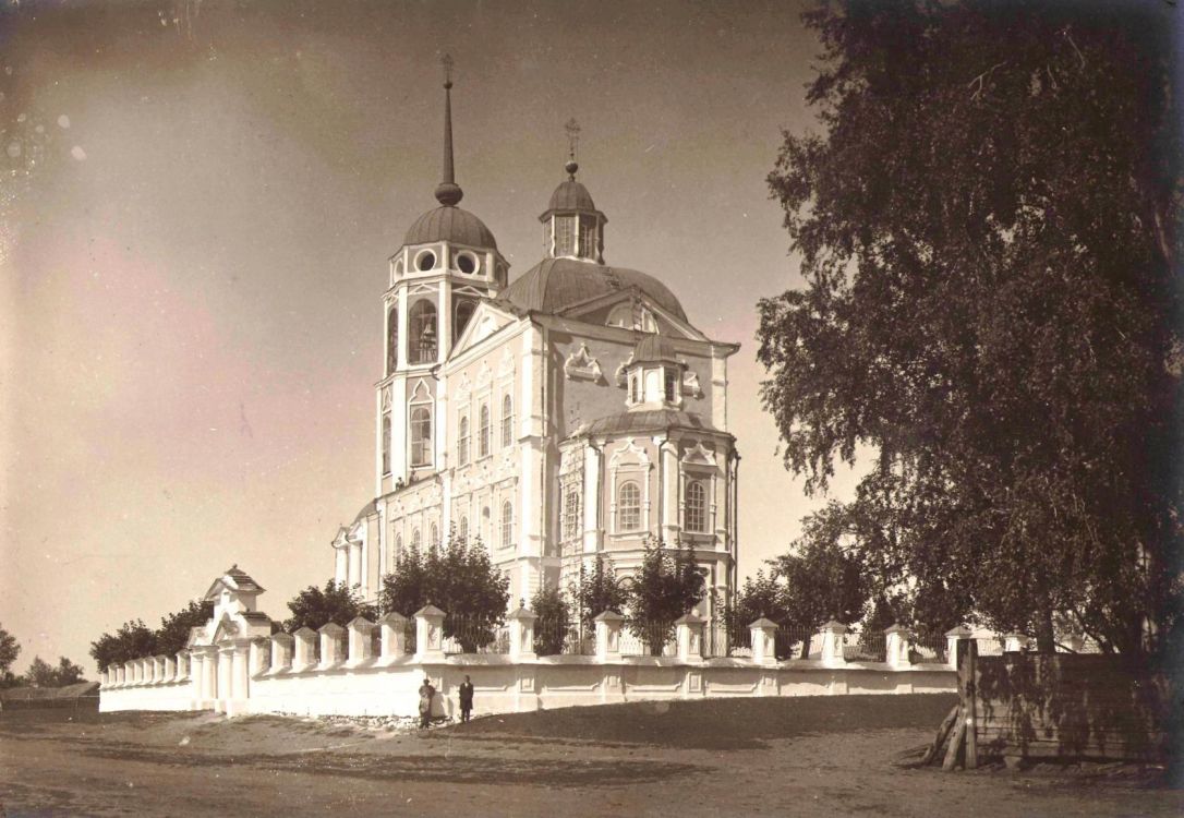 Уксянское. Церковь Сретения Господня. архивная фотография, Фото 1924 года