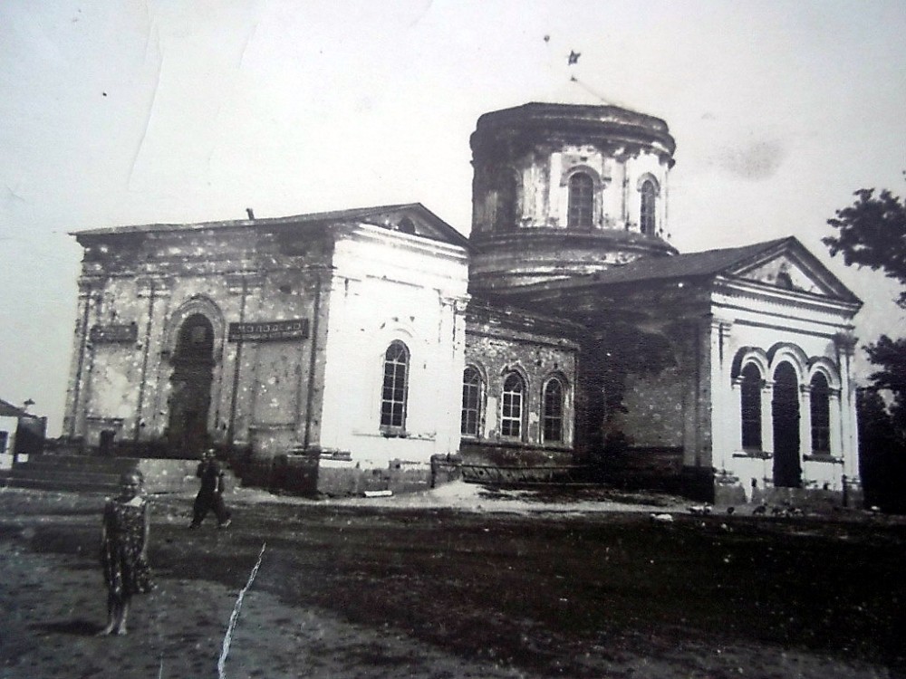 Церковь Троицы Живоначальной, Большая Рига (Шумихинский район, Курганская область). архивная фотография, Фото советского периода из фондов Краеведческого музея им. Г.П. Леготина