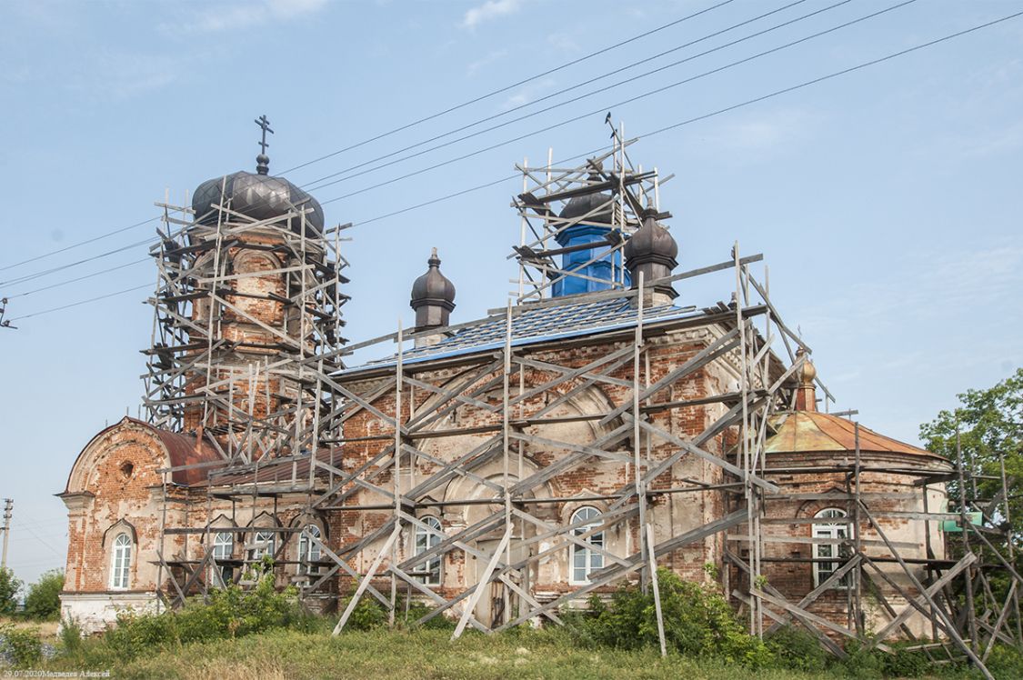 Закомалдино. Церковь Вознесения Господня. документальные фотографии