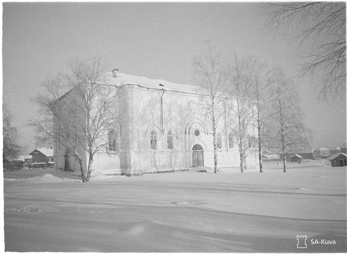 Финский военный фотоархив, архивная фотография. Церковь Николая Чудотворца, Ладва (Прионежский район, Республика Карелия)