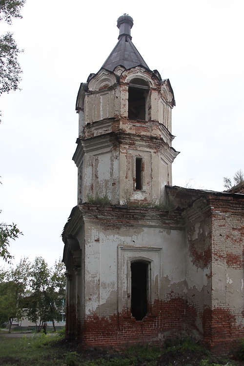 Обанино. Церковь Николая Чудотворца. фасады, Колокольня