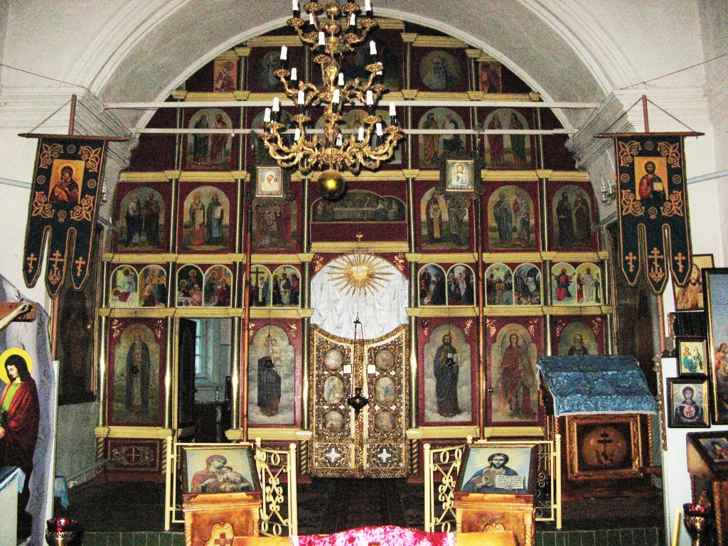 Церковь Сергия Радонежского, Тургенево (Ардатовский район, Республика Мордовия). интерьер и убранство, Главный иконостас  храма