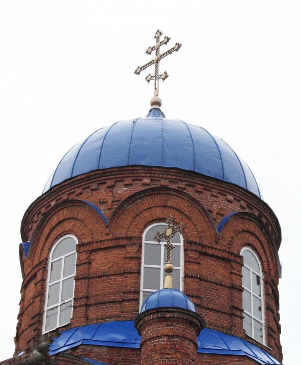 Церковь Сергия Радонежского, Тургенево (Ардатовский район, Республика Мордовия). архитектурные детали, Купол основного объема церкви  с завершением