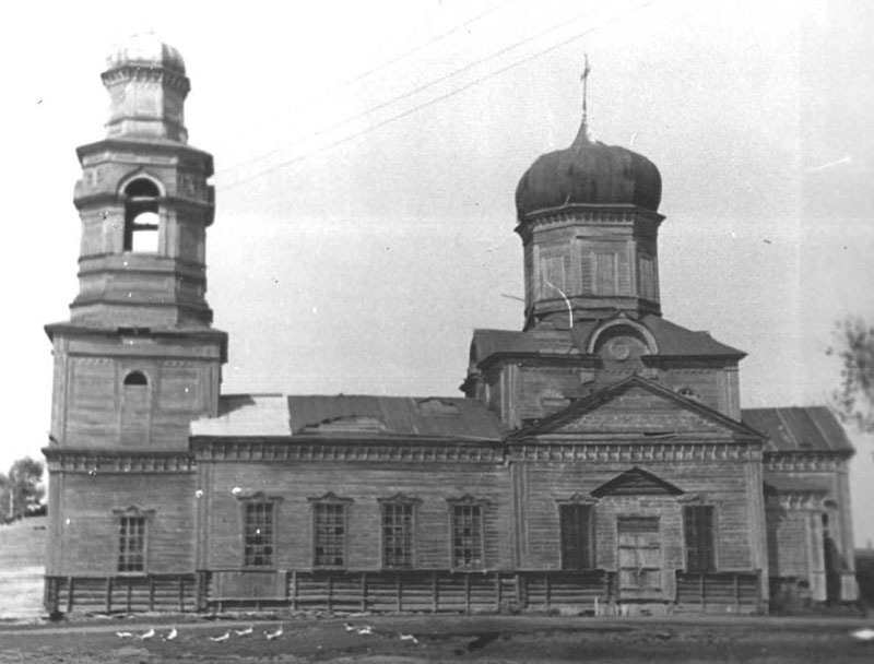 Луньгинский Майдан (Луньга Майдан). Церковь Николая Чудотворца. архивная фотография, Фото из паспорта ОКН, 1975