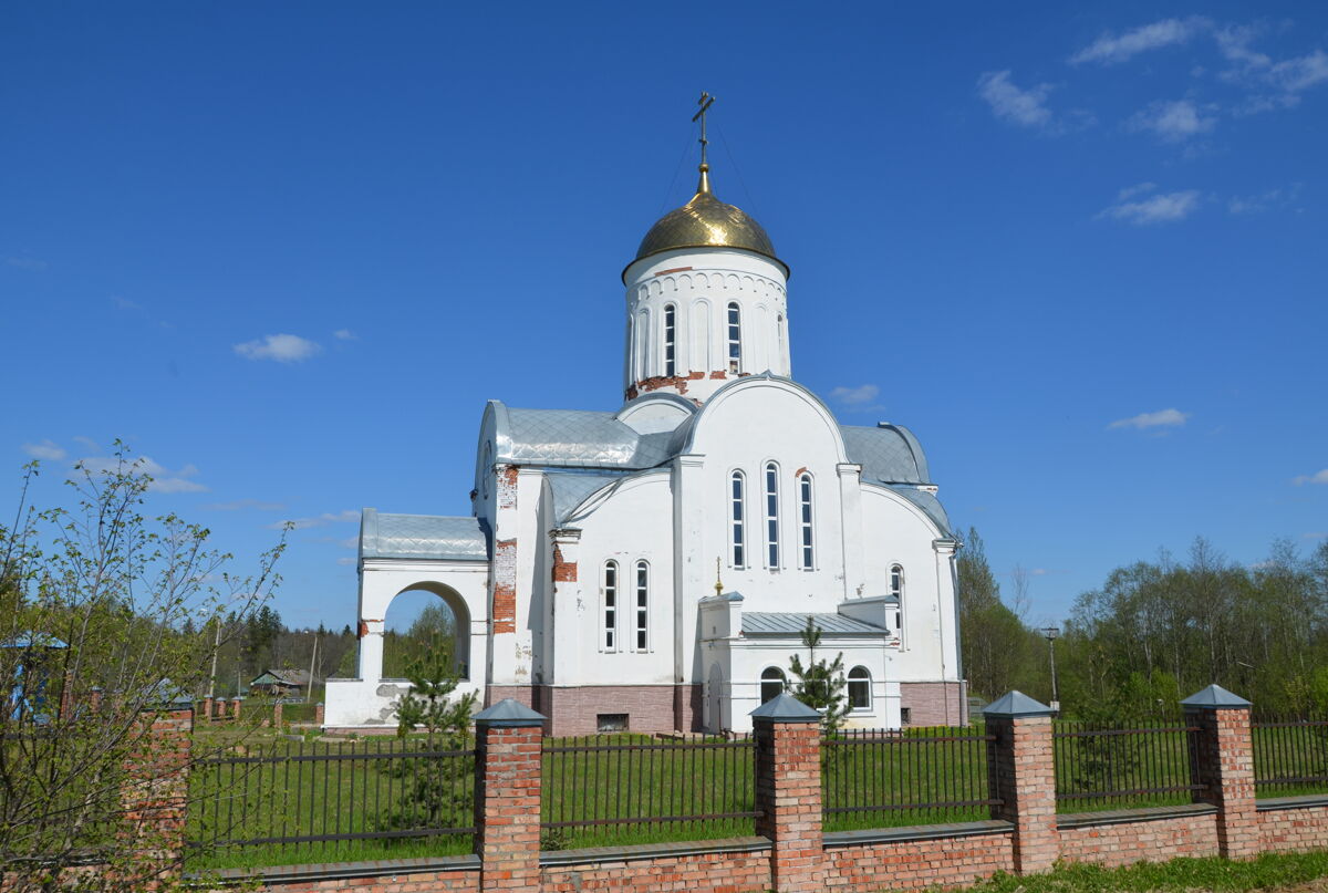 Церковь Всех Святых, в земле Российской просиявших, Игоревская (Холм-Жирковский район, Смоленская область). фасады