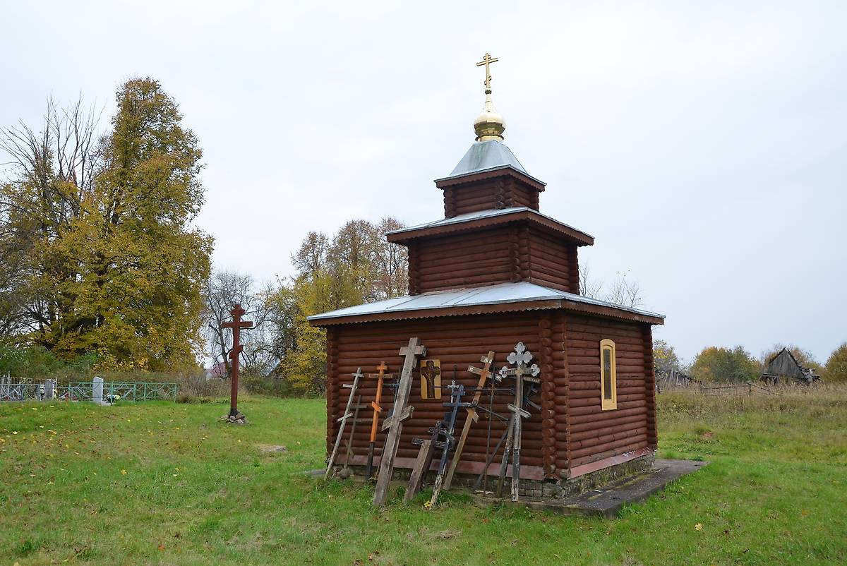 Восточный фасад, фасады. Часовня Вознесения Господня, Вознесенье (Угранский район, Смоленская область)