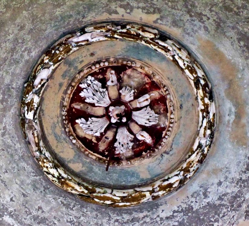 Церковь Казанской иконы Божией Матери, Чеберчино (Дубёнский район, Республика Мордовия). интерьер и убранство, розетка в купольной части свода