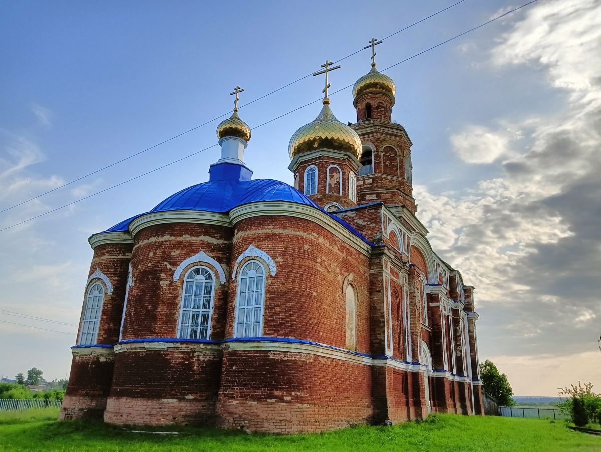 Церковь Успения Пресвятой Богородицы, Марьяновка (Большеберезниковский район, Республика Мордовия). фасады