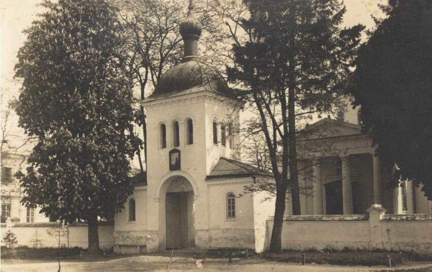 Онуфриевский Яблочинский монастырь, Яблечна (Люблинское воеводство, Польша). архивная фотография, 1900—1915 год с сайта http://www.chram.com.pl/cerkiew-sw-onufrego/