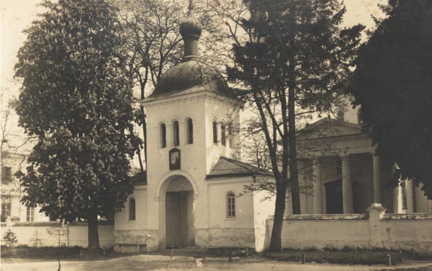 Яблечна. Онуфриевский Яблочинский монастырь. архивная фотография, 1900—1915 год с сайта http://www.chram.com.pl/cerkiew-sw-onufrego/