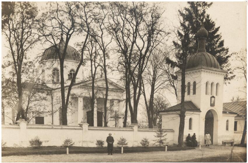 Онуфриевский Яблочинский монастырь, Яблечна (Люблинское воеводство, Польша). архивная фотография, 1900—1915 год с сайта http://www.chram.com.pl/cerkiew-sw-onufrego/