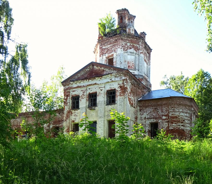 Церковь Георгия Победоносца, Егорий (Ивановский район, Ивановская область). фасады