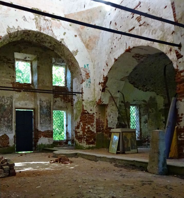 Церковь Георгия Победоносца, Егорий (Ивановский район, Ивановская область). интерьер и убранство