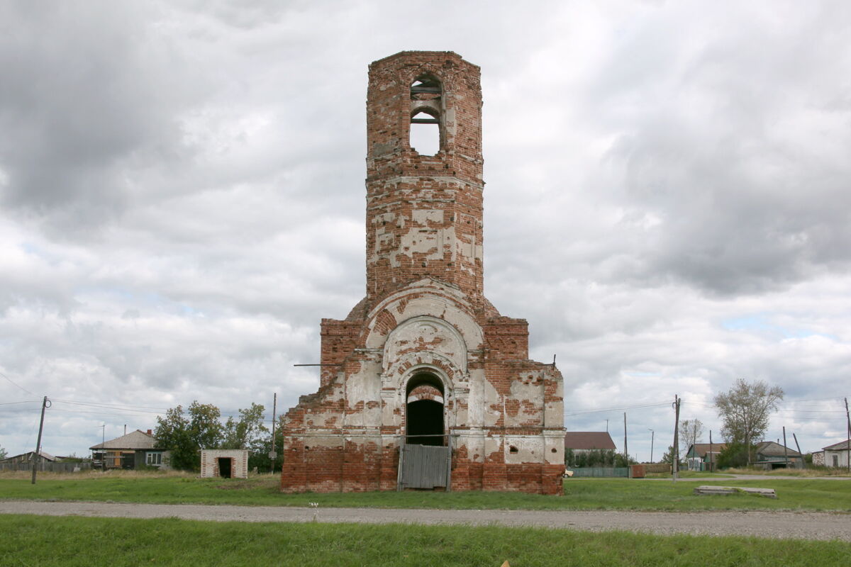 Церковь Петра и Павла, Петухи (Шумихинский район, Курганская область). фасады, Вид с запада